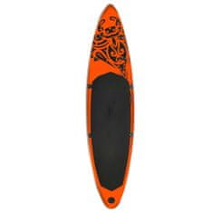 Vidaxl Nafukovací SUP paddleboard 366 x 76 x 15 cm oranžový