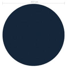 Petromila Plovoucí PE solární plachta na bazén 417 cm černo-modrá