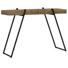 shumee Konzolový stolek z recyklovaného teaku 120 x 35 x 81 cm