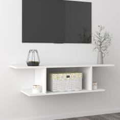 Vidaxl Nástěnná TV skříňka bílá 103 x 30 x 26,5 cm