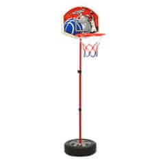 Greatstore Přenosná basketbalová hrací sada nastavitelná 120 cm