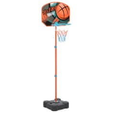 Greatstore Přenosná basketbalová hrací sada nastavitelná 109–141 cm