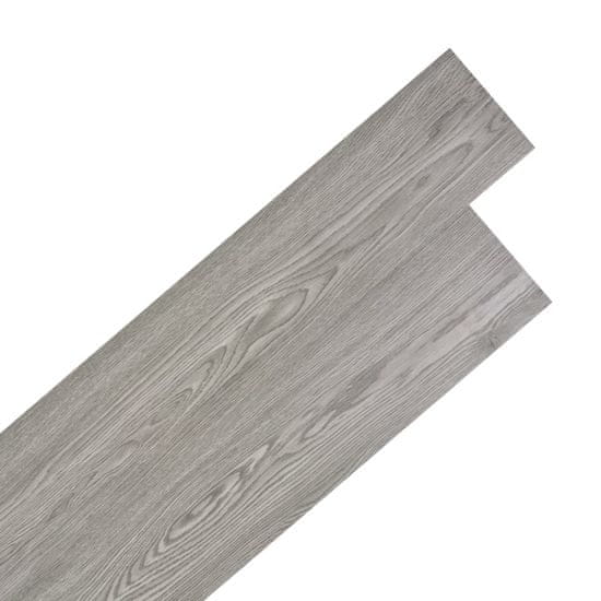 Greatstore Samolepící podlahová krytina PVC 5,02 m2 2 mm tmavě šedá