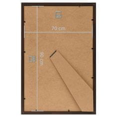 Greatstore Fotorámečky koláž 3 ks na zeď nebo stůl černé 70 x 90 cm MDF