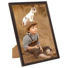 Greatstore Fotorámečky koláž 3 ks na zeď nebo stůl černé 50 x 60 cm MDF