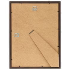 Greatstore Fotorámečky koláž 3 ks na zeď nebo stůl černé 50 x 60 cm MDF