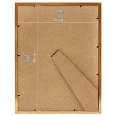 Greatstore Fotorámečky koláž 5 ks na zeď nebo stůl zlaté 70 x 90 cm MDF