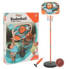 Greatstore Přenosná basketbalová hrací sada nastavitelná 133–160 cm