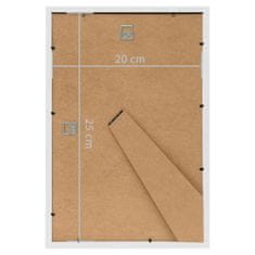 Greatstore Fotorámečky koláž 3 ks na zeď nebo stůl bílé 20 x 25 cm MDF