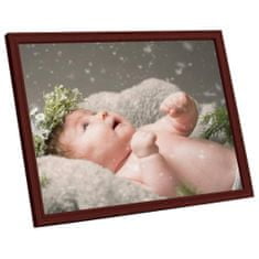 Greatstore Fotorámečky koláž 5 ks na zeď nebo stůl tmavě červené 15x21 cm