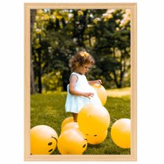 Greatstore Fotorámečky koláž 3 ks na zeď nebo stůl světlý dub 50 x 70 cm