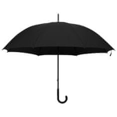 Greatstore Deštník černý 130 cm