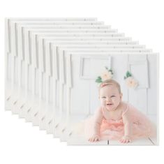 Greatstore Fotorámečky koláž 10 ks na zeď nebo stůl stříbrné 20x20 cm MDF