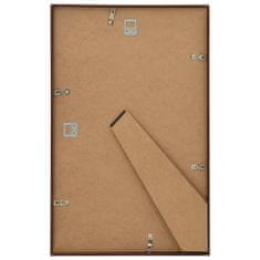 Greatstore Fotorámečky koláž 10 ks na zeď nebo stůl bronzové 10x15 cm MDF