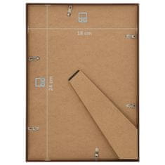 Greatstore Fotorámečky koláž 5 ks na zeď nebo stůl bronzové 18 x 24 cm MDF