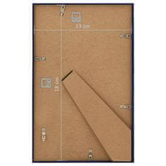 Vidaxl Fotorámečky koláž 3 ks na zeď nebo stůl černé 13 x 18 cm MDF