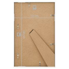 Greatstore Fotorámečky koláž 10 ks na zeď nebo stůl bílé 13 x 18 cm MDF