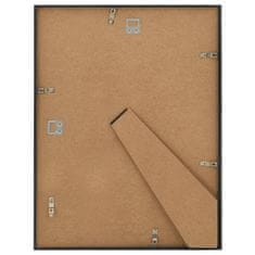 Greatstore Fotorámečky koláž 5 ks na zeď nebo stůl černé 50 x 60 cm MDF