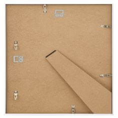 Greatstore Fotorámečky koláž 5 ks na zeď nebo stůl bílé 50 x 50 cm MDF