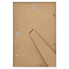 Greatstore Fotorámečky koláž 5 ks na zeď nebo stůl bílé 50 x 70 cm MDF