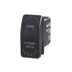 Stualarm Rocker spínač STŘEŠNÍ SVĚTLA 12/24V (47112)