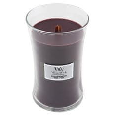 Woodwick Svíčka oválná váza , Pikantní ostružina, 609.5 g