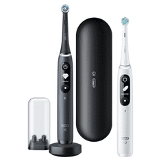 Oral-B magnetické zubní kartáčky iO Series 7 Duo Black Onyx / White Alabaster