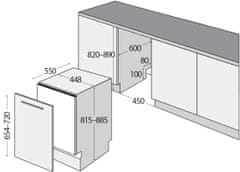 Concept plně integrovaná myčka nádobí 60 cm INNOWASH MNV4760