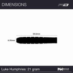 Šipky Steel Luke Humphries - 21g