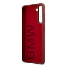 Bmw BMHCS21MSLBLRE hard silikonové pouzdro Samsung Galaxy S21 PLUS 5G red Silicone Signature Logo