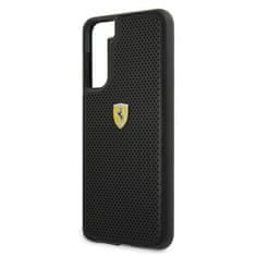 Ferrari FESPEHCS21MBK hard silikonové pouzdro Samsung Galaxy S21 PLUS 5G black On Track Perforated