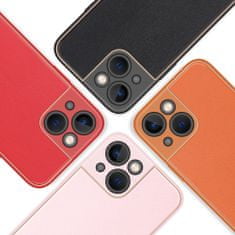 Dux Ducis Yolo kožený kryt na iPhone 13 mini, oranžový