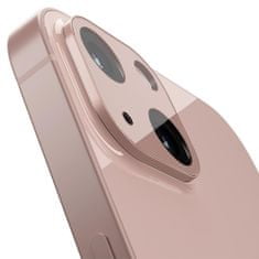 Spigen Optik.Tr 2x ochranné sklo na kameru na iPhone 13 / 13 mini, růžové