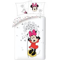 Halantex Bavlněné ložní povlečení Minnie Mouse s pampeliškou