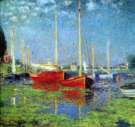 INFRADŮM Sálavý topný panel s potiskem "Claude Monet Argenteuil 1875" 80x60cm, 500w