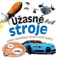 Úžasné stroje - velké rozkládací strany plné faktů