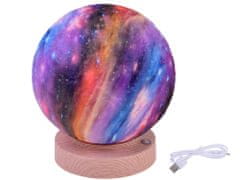 JOKOMISIADA Lampa Moon 3d Led Sphere Cosmos 18cm USB Za3825