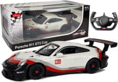 shumee Auto R/C Porsche 911 GT3 CUP Rastar 1:14 White na dálkové ovládání
