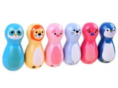 JOKOMISIADA Colorful Animal Bowling chrastítka 6 ks SP0687