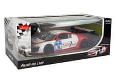 Lean-toys Auto R/C Audi R8 Lms Rastar 1:14 Bílo-Červená