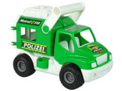 Lean-toys Auto Policie Auto Construck Zelená Polesie 41