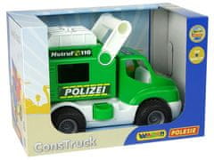 Lean-toys Auto Policie Auto Construck Zelená Polesie 41