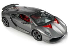 Lean-toys Sportovní Auto R/C 1:24 Lamborghini Silver 2.4 G