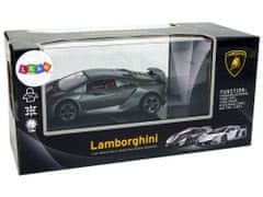 Lean-toys Sportovní Auto R/C 1:24 Lamborghini Silver 2.4 G