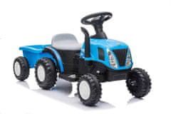 shumee Bateriový traktor s přívěsem A009 modrý