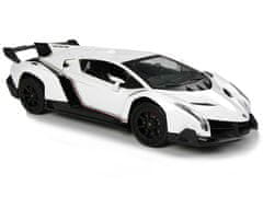 Lean-toys Sportovní Auto R/C 1:24 Lamborghini Veneno Bílá 2.