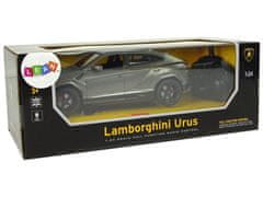 Lean-toys Auto R / C 1:24 Lamborghini Urus Black 2,4 G Light