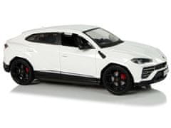 Lean-toys Auto R/C 1:24 Lamborghini Urus Bílá 2.4 G Světla