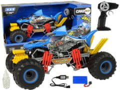 Lean-toys Auto Off-Road Shark Na Dálkové Ovládání 1:10 2,4G Ni