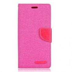 MobilMajak Pouzdro / obal na Sony Z5 růžové - knížkové CANVAS